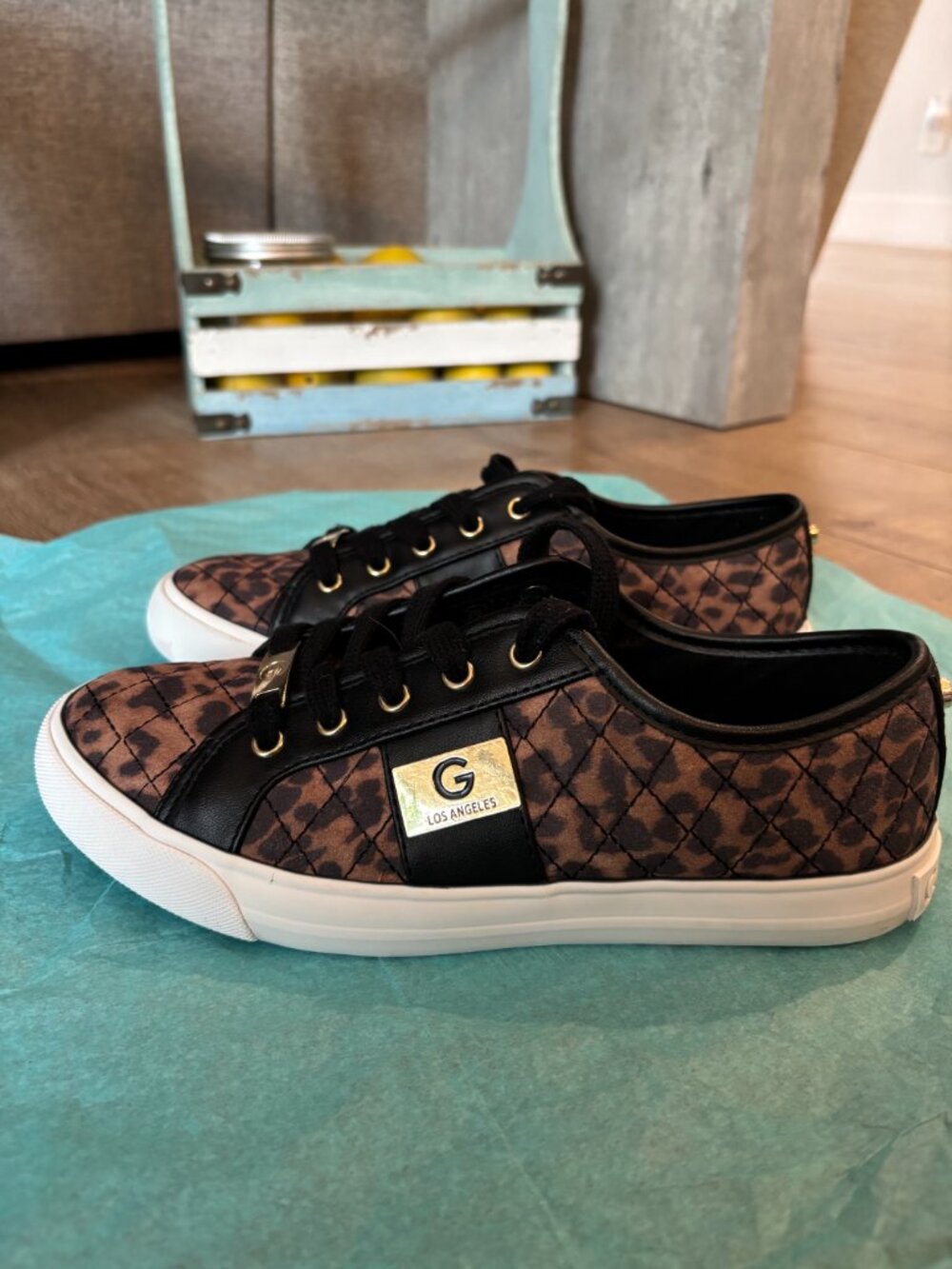 G by Guess GG Backer 10 animal print sneakers Size 7